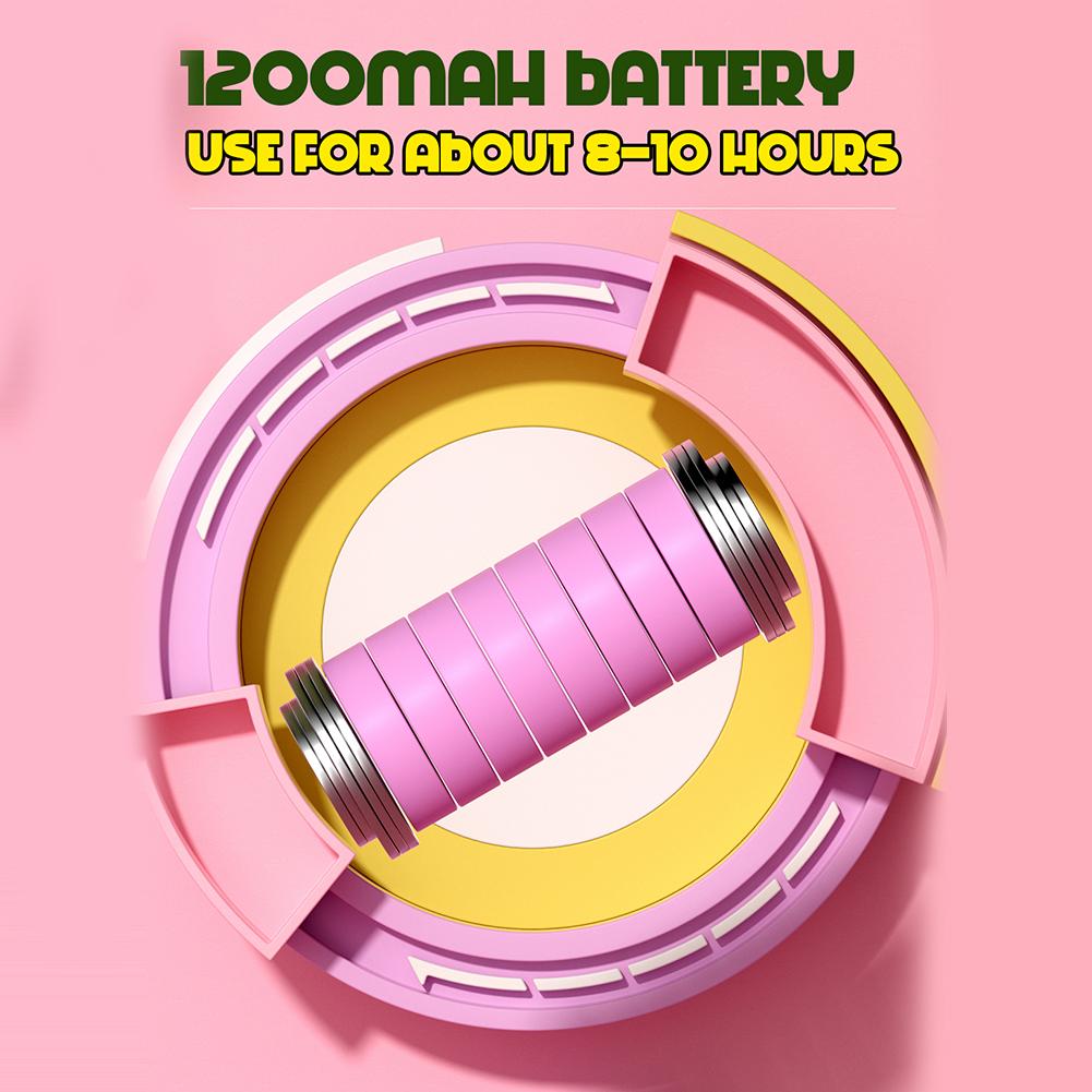 Cameră selfie pentru copii cu ecran tactil de 3,0 inchi Cameră cu imprimare instantanee de 48 MP (Roz)