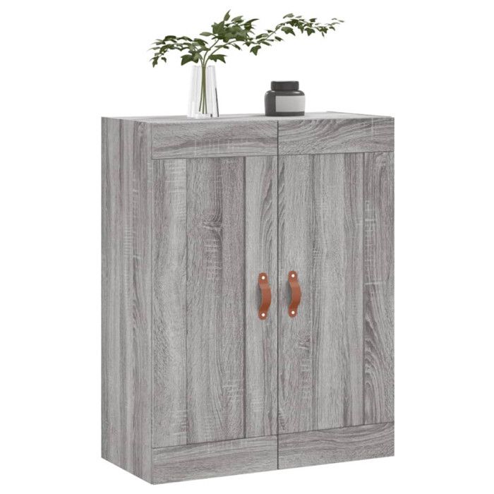 VidaXL Armoire murale sonoma gris 69,5x34x90 cm bois d'ingénierie 830362