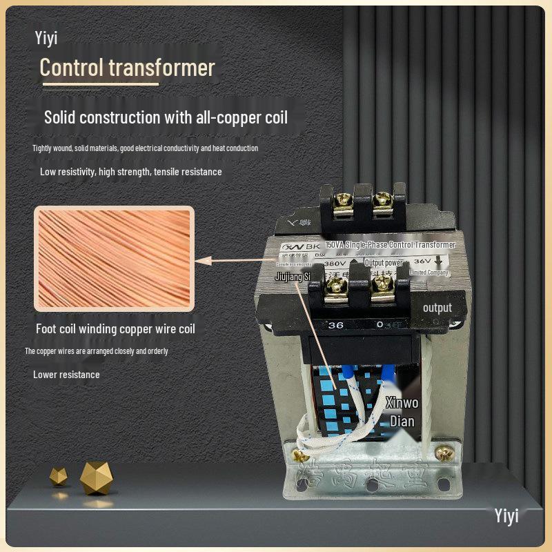 Jiujiang Xinwo 380V to 36V Electric Hoist Control Transformer (BK50/100/150VA)
