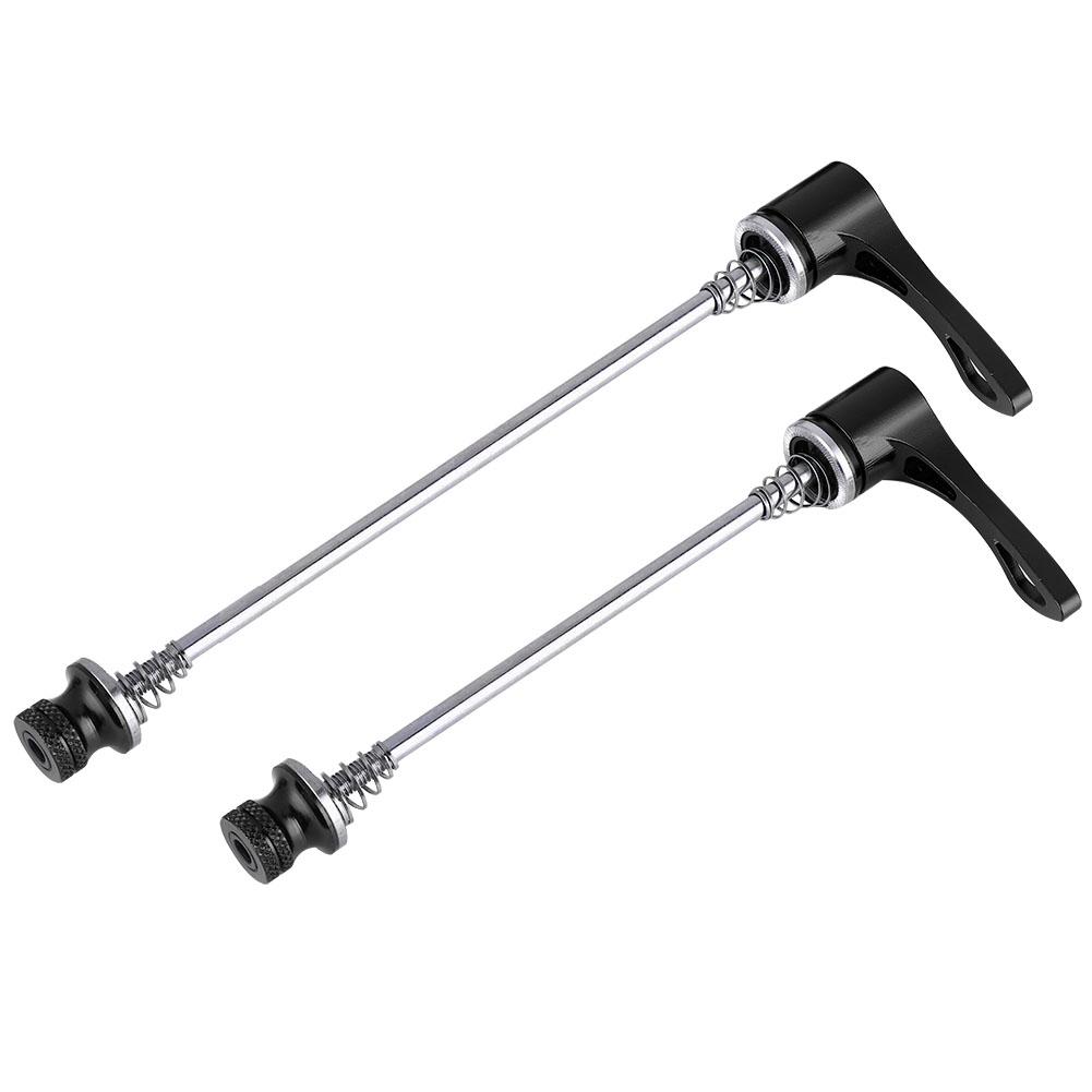 1 Pair   Quick Relse Skewers Axle Skewer 157MM 197MM for   Road Bike Black