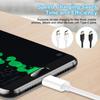 1m/2m Double End Type C Data Line 3A Quick Charging Power Cable Wire Supports Stable Data Transfer for Tablets Phones