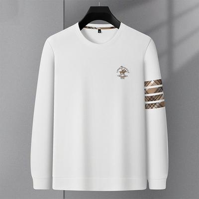 New Versatile Daily Business Spring And Autumn Men'S Men'S Standing Collar Long Sleeved Casual Outdoor Hoodie Jacquard Knitted Sweater