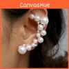 Pearl Simulation Stylish Earring With Sparkling Rhinestones For Casual Wear