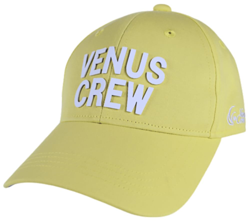 

Кепка с изогнутым козырьком Xesta Venus Crew VC с резиновым логотипом, желтая