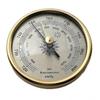 72mm Wandhängendes Barometer 1070hpa Goldfarbe Rundes Zifferblatt Luftwetterstation