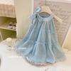 Cute Sleeveless Cake Dress for Infant Girls Soft Breathable Casual Summer Toddler Baby Girl Birthday Party Dress