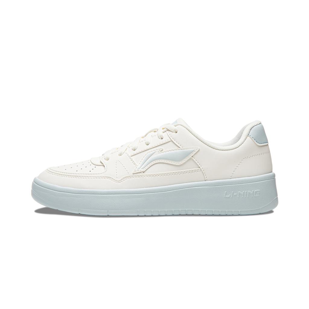 Li Ning Yue Lin 1.0 College Style Campus Street Trend Lightweight Breathable Low-Top Skate Shoes Kids sneaker Glacier-Blue AGCV492-3