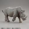 Kaiyodo ART PLA Zookeeper and White Rhino Set, Unpainted and Unassembled Plastic Model Kit AP006