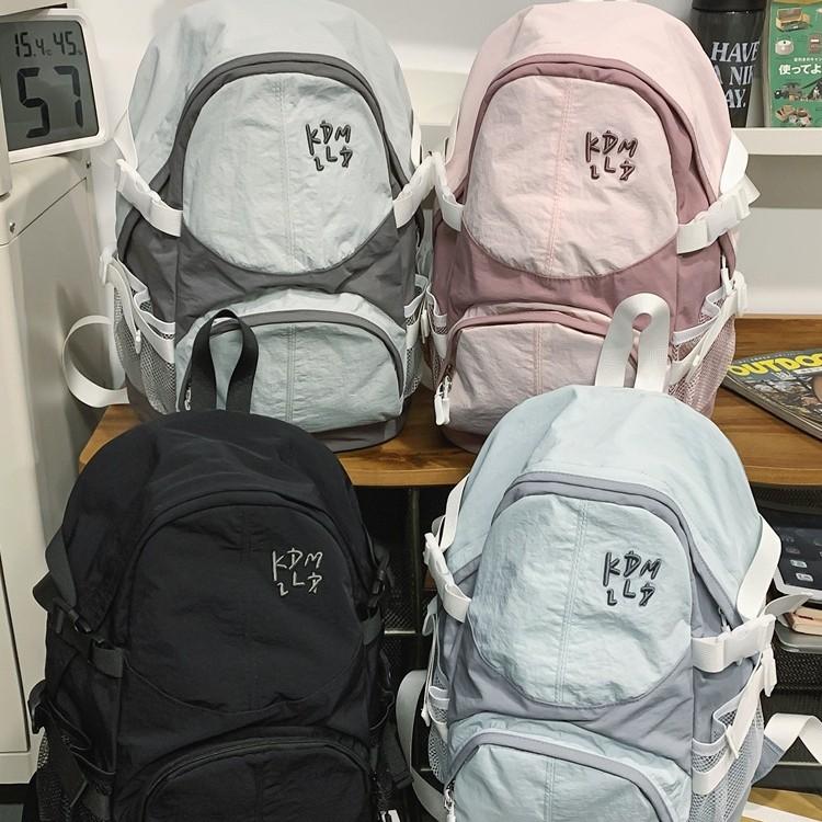 Schoolbag Outdoor Backpack Women's New Japanese Versatile School Bag Large Capacity Travel Backpack Male College Student Lightweight Hiking Bag