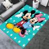 Office Rug Mickey Mouse, Minnie Mouse theme 3D Printed Anti-Slip Rug-Machine Washable for Living Room