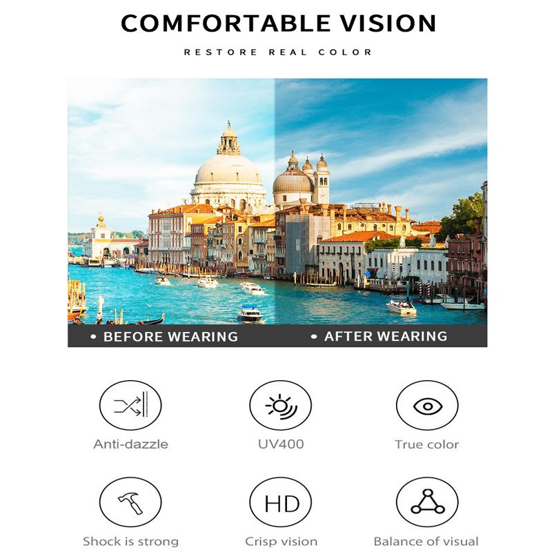 New Fashion Cycling Sunglasses Men And Women Anti-fog Windproof Motorcycle Driving Goggles Fishing Hiking Outdoor Oversized Eyewear