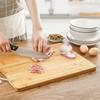 3-Piece Cutting Board, Kitchen Cutting Board, Bamboo Cutting Mat for Cooking, Non-Slip Cutting Board with Hanging Hole, Thick Cutting Sheet for Meat,