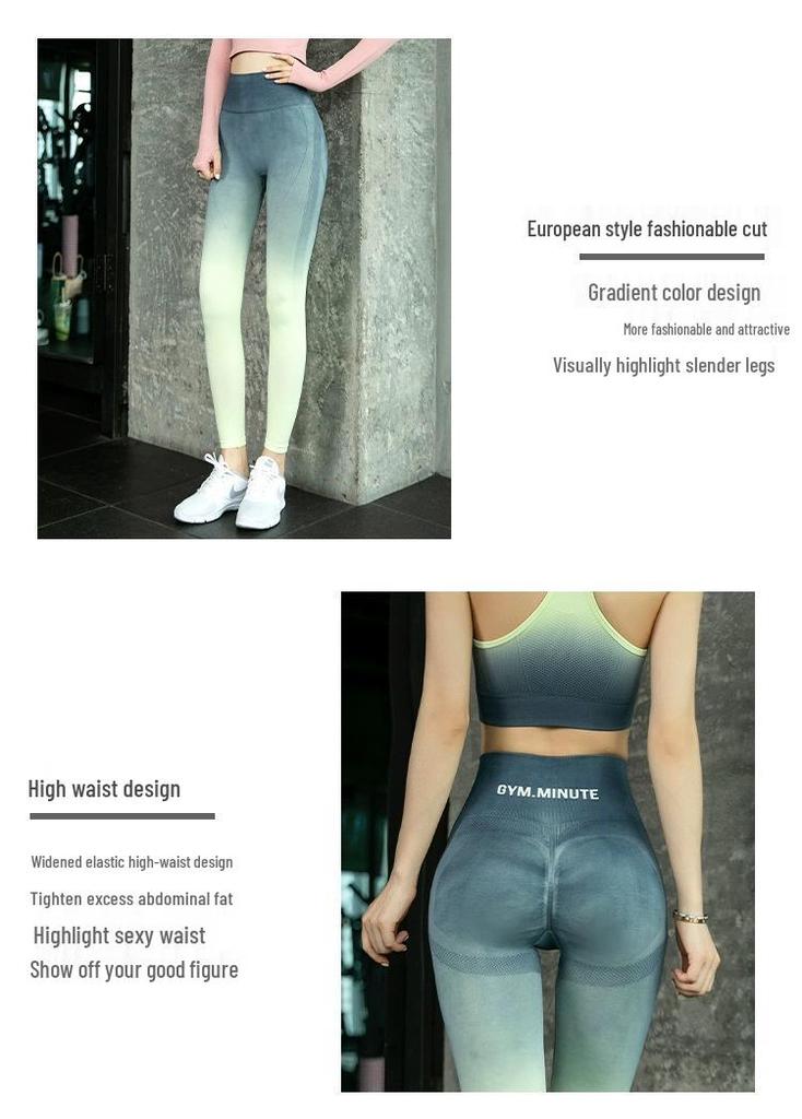 Hohe Taille Yoga-Hose - Damen Sommer Hüfthebend, Bunte Lauf- & Trainingsleggings