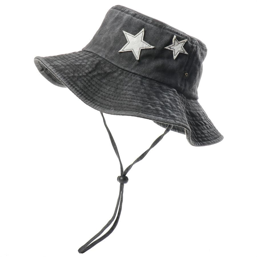 New men s and women s pure cotton washed bucket hat men s outdoor sun hat mountaineering sun hat casual hiking fishing hat темно-серого