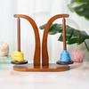 Wooden Yarn Holder Spinnings Knitting Tools Crochet Yarn Holder Rotating Magnetic Thread Spool Wool Ball Winder Rotation Spinner