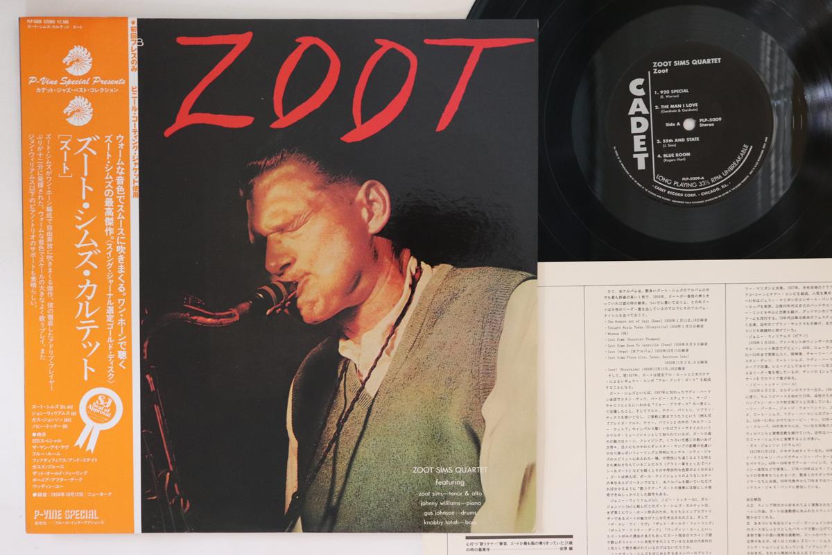 

LP Record ZOOT SIMS Zoot PLP5009 CADET Japan Obi Jazz Used