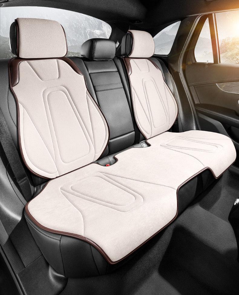 Luxury Car Seats Protection Universal Car Seat Cover All Season Breathable Auto High Quality Latex Suede Perforated Seat Covers