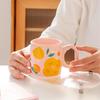 High Value Cute Flower Ceramic Mug Home Breakfast Cup Large Capacity Water Cup Office Cup Coffee Cup