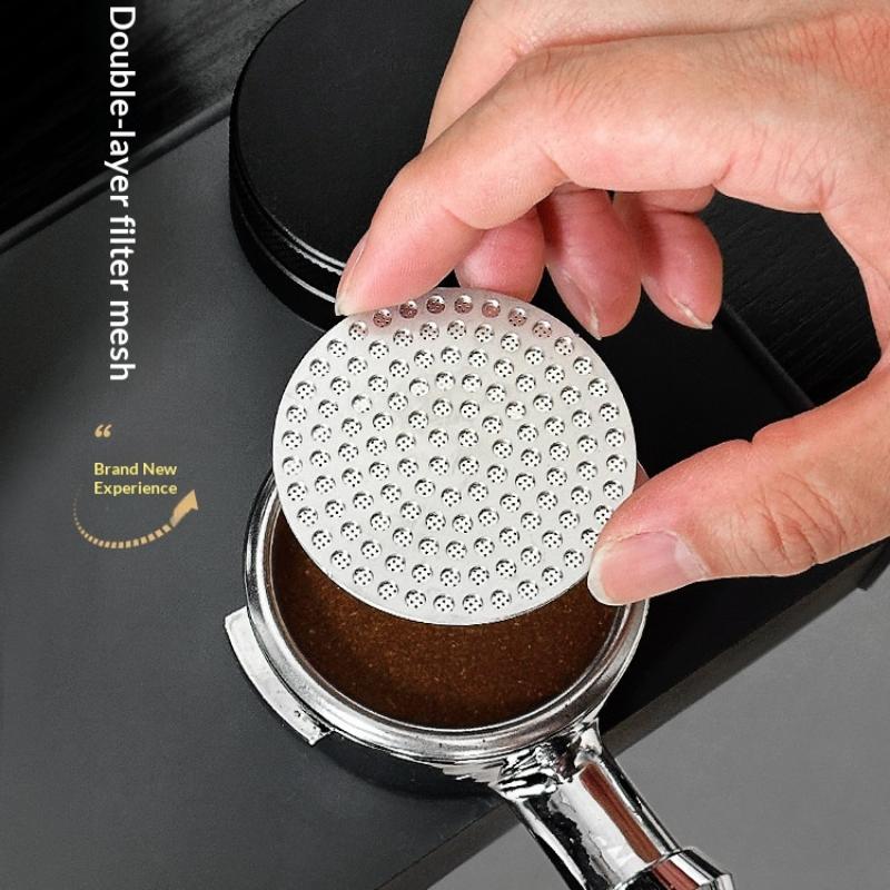 1Pcs Stainless Steel Espresso Filter 51/53.3/58.5Mm Reusable Coffee Puck Screen For Portafilter Barista Accessories