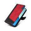 For Xiaomi Redmi Note 13 4G Leather Case Three-color Splicing Phone Cover