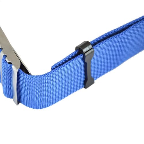 Webbing Strap Keeper - Webbing Tail Clip, Scuba Diving Webbing Clip, Plastic Belt Clip, Webbing Connection Clip, 2 Belt Storage Buckles, 2 Strap End M