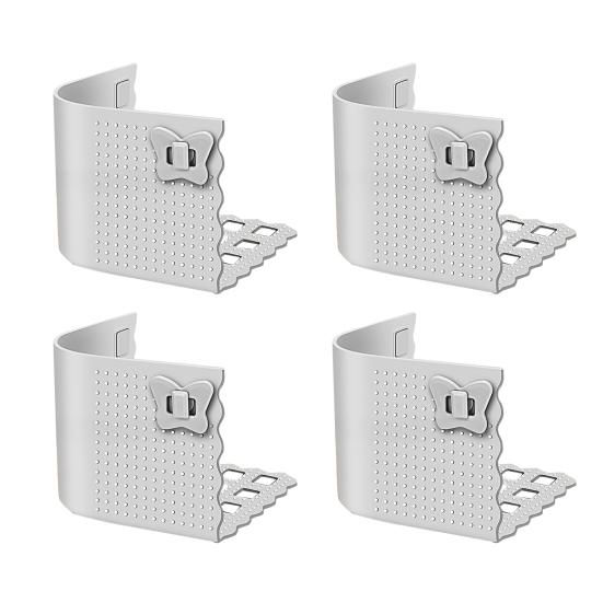 4Pcs Bed Sheet Holder with Butterfly Buckle Adjustable Silicone Bedsheet