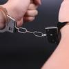 Creative Professional Handcuffs  Steel Police Duty Double Lock Keys