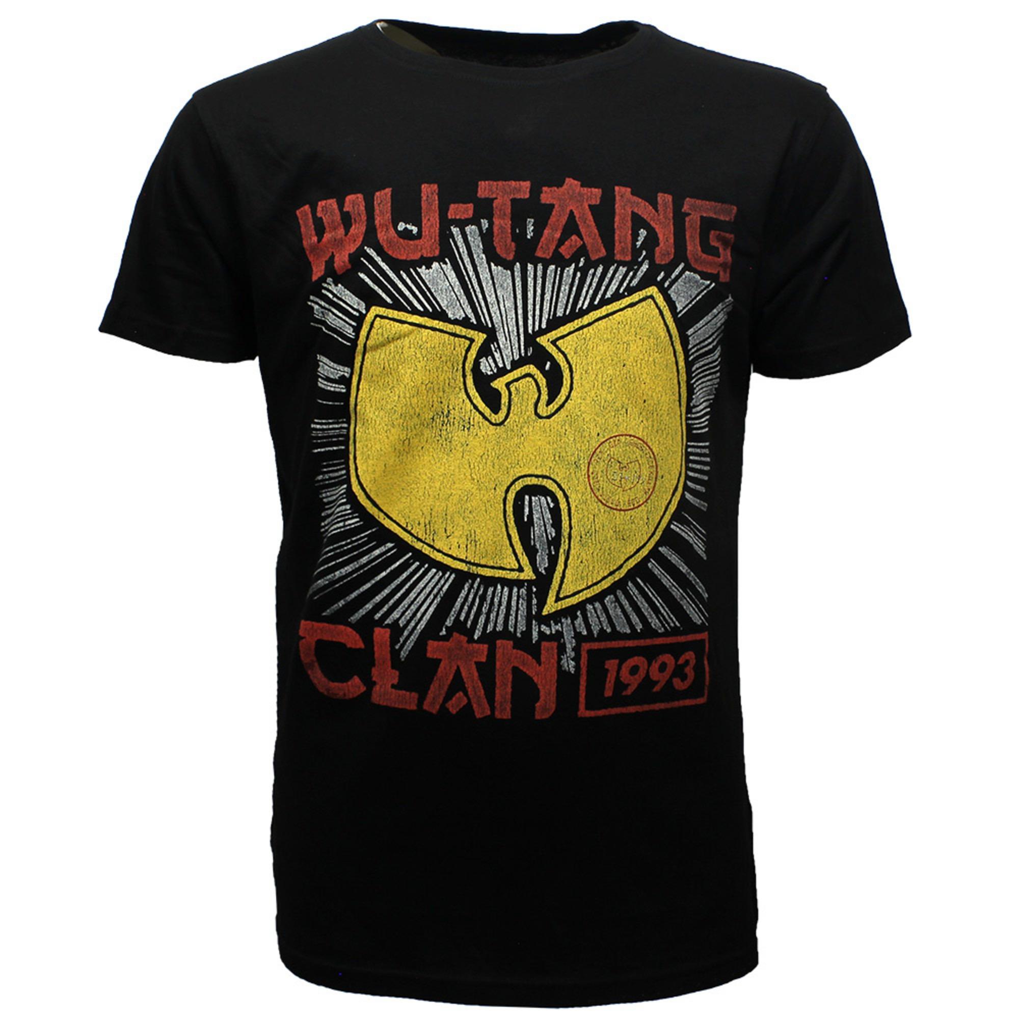 Wu-Tang Clan Tour 93 T-Shirt Men s and Women s Short Sleeve Vintage Band Y2k Brand T-shirt Summer Sports Tops Men Clothing S