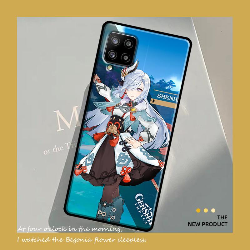 Genshin Anime Shenhe Case For Samsung Galaxy A54 A34 A21S A12 A22 A32 A52 A72 A13 A33 A53 A73 A51 A71 A14 Cover