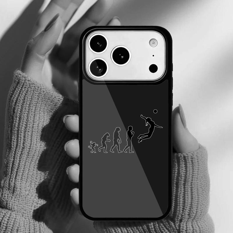 Thats What I Do I Play Volleyball I Know Things Funny Volleyball Phone Case for iPhone 17 Air 16e 15 14 13 Pro Max Cover