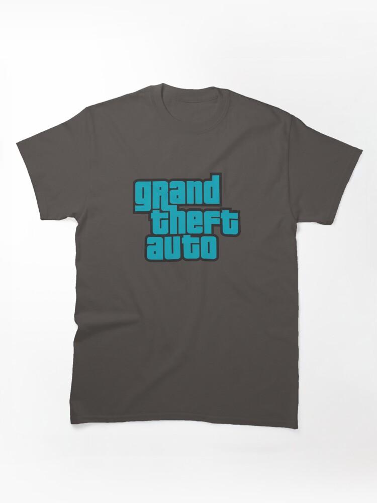 Grand Theft Auto GTA Grand Theft Auto Logo Cool Blue Classic T-Shirt