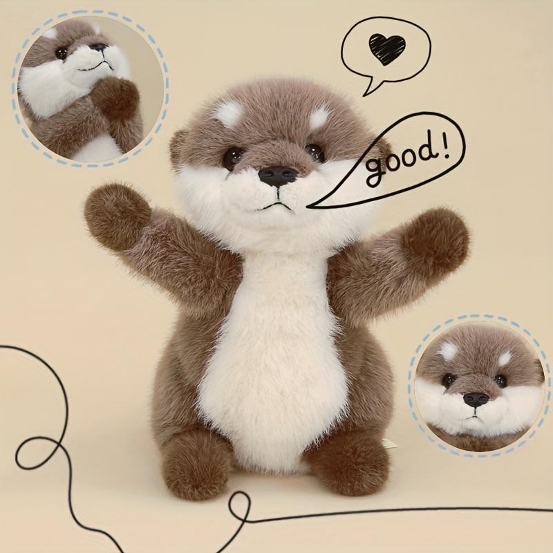[Cute Otter Plush] Cute Otter-Shaped Plush Stuffed Animal Doll | Gift for Girlfriend, Stuffed Animals for Girls, Plush Figures, Stuffed Otter,