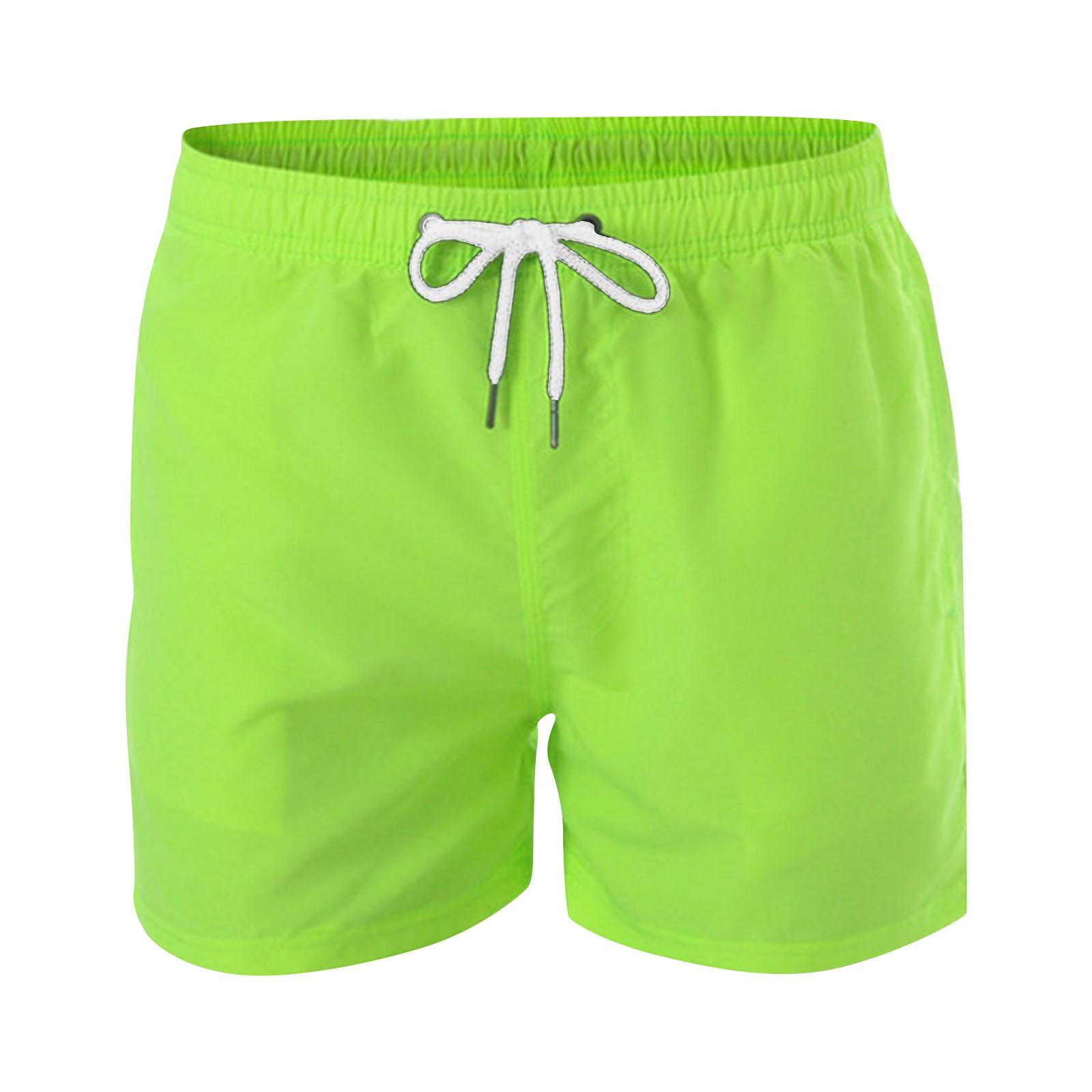 

Men’s Summer Beach Shorts Athletic Casual Drawstring Waist Lightweight Quick Dry Three Inch Shorts for Outdoor Activities XXXXL