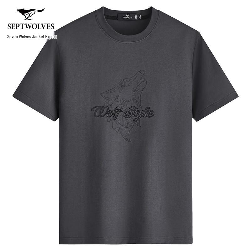 Septwolves Men s Cool Touch 7A Antibacterial Round Neck T-Shirt 175/92A