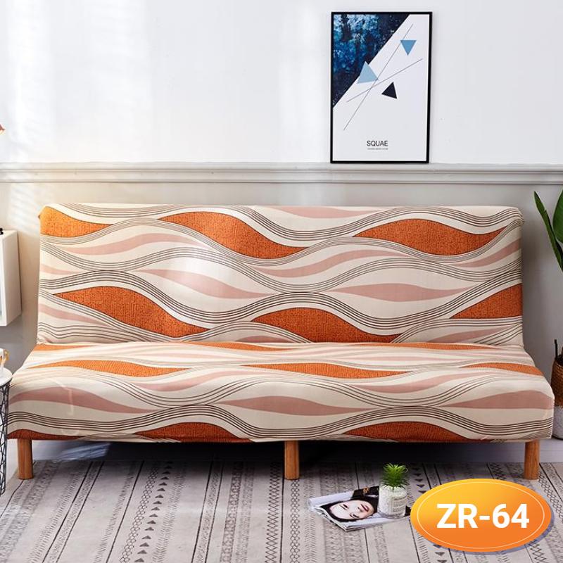 Sofa-Bettbezug ohne Armlehne, klappbarer Sofabezug, elastische Sofabezüge für Wohnzimmer, Couchbezüge für Sofas