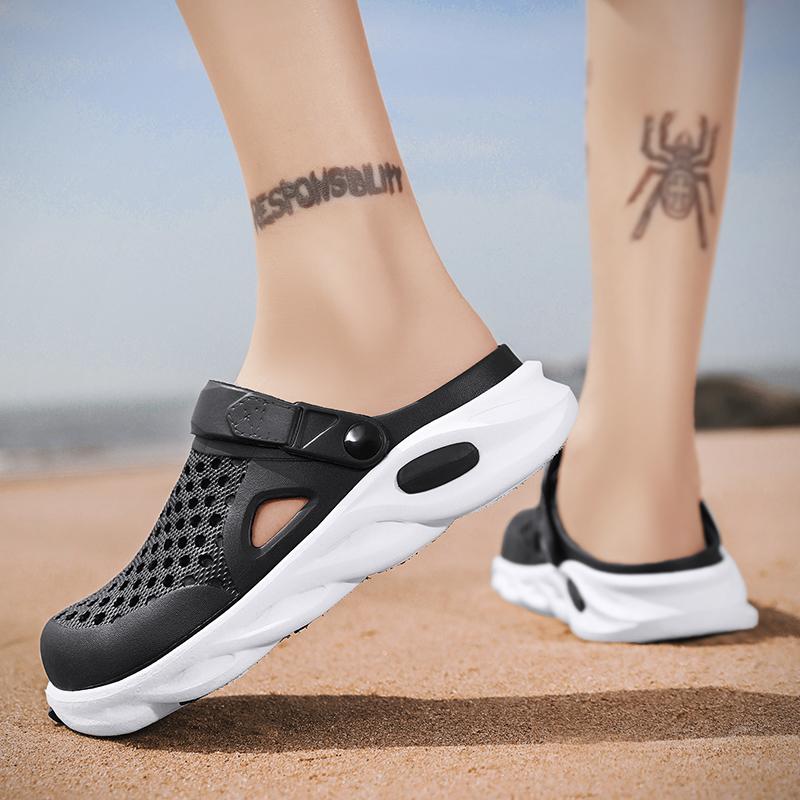 Fashion Men's indoor and outdoor sneakers Men's soft-soled sandals popular open-toed sandals, light beach sandals 2024 dunks shoes men