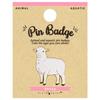 World Shoji Animal Pin Badge Sheep 109196
