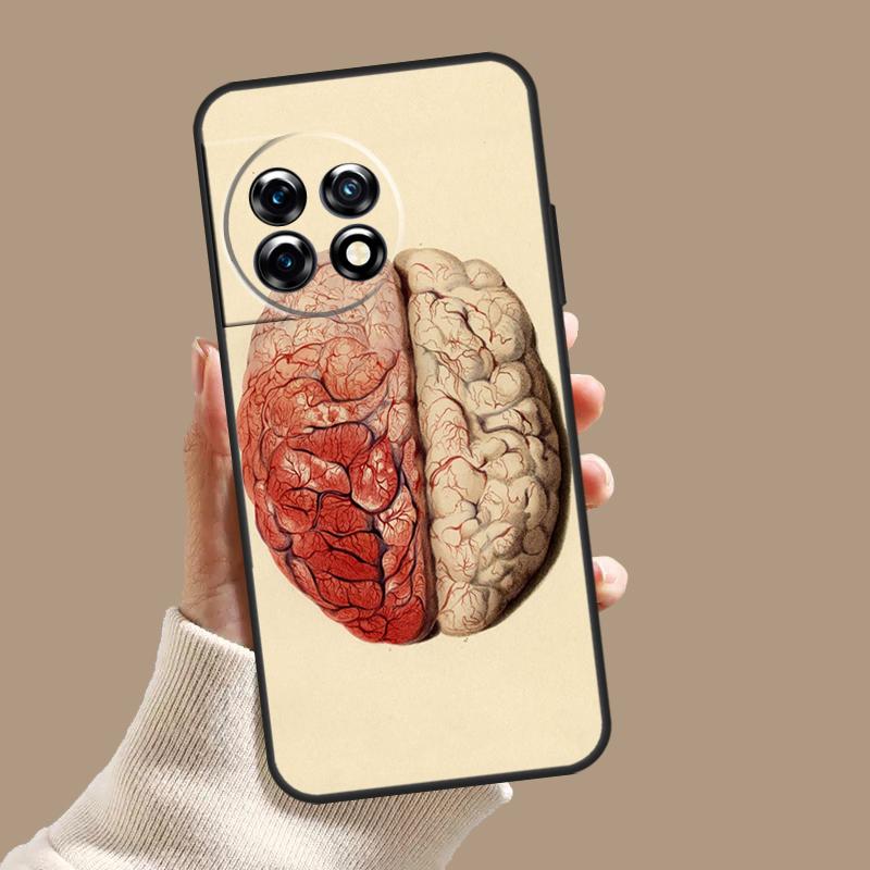 Brain Art Case For OnePlus Nord CE 3 Lite CE4 2 2T N10 N20 N30 OnePlus 12 11 9 10 Pro 8T 10T 12R Cover