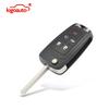 Kigoauto Afstandsbediening Sleutelhoes Shell 5 Knoppen Klapsleutel Fob Vervangende Hoes voor Buick LaCrosse GL8 Chevrolet Volt 2010-2015