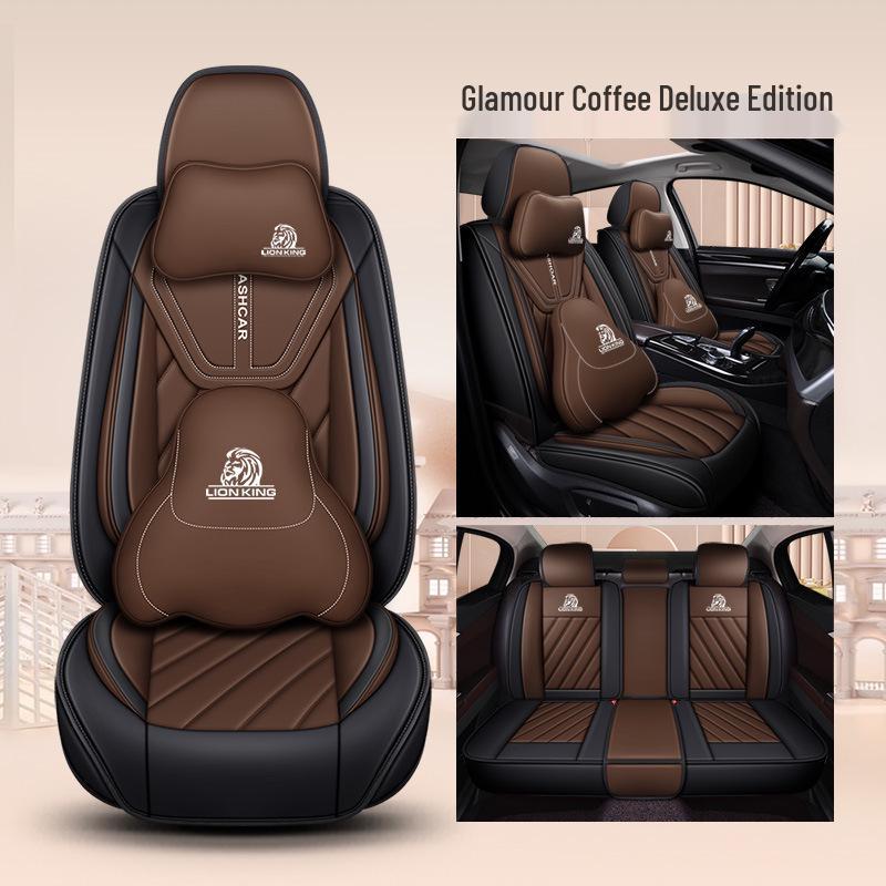 Four-Season Leather Car Seat Cover for Excelle, Corolla, Lavida, Polo, Bora, Emgrand