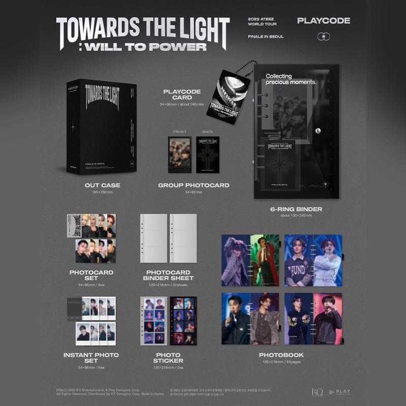 ATEEZ 2025 ATEEZ WORLD TOUR [TOWARDS THE LIGHT : WILL TO POWER] FINALE In SEOUL PLAYCODE