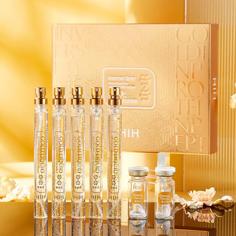 Instant Lift koreanskt proteintrådlyftset Ansiktsfyllmedel Absorberbart kollagenproteintråd uppstramande anti-aging ansiktsessens