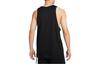 Nike Canotta da Basket Traspirante ad Asciugatura Rapida con Grande Swoosh DH7133-013