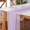 Polyester Party Bridal Tablecloth 30x300cm Wedding Table Cloth  Wedding Birthday Party