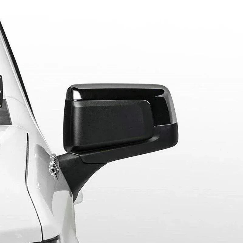 For Chevy Chevrolet Silverado 1500 & GMC Sierra 1500 ABS Car Rearview Side Mirror Cover Wing Cap Trim Adhesive Sticker