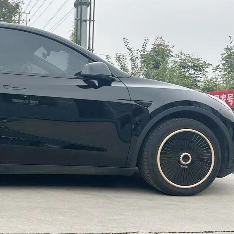 Tesla Model Y 19-Inch Wheel Hub Protectors: Anti-Scratch, Anti-Rub, Wear-Resistant Covers
