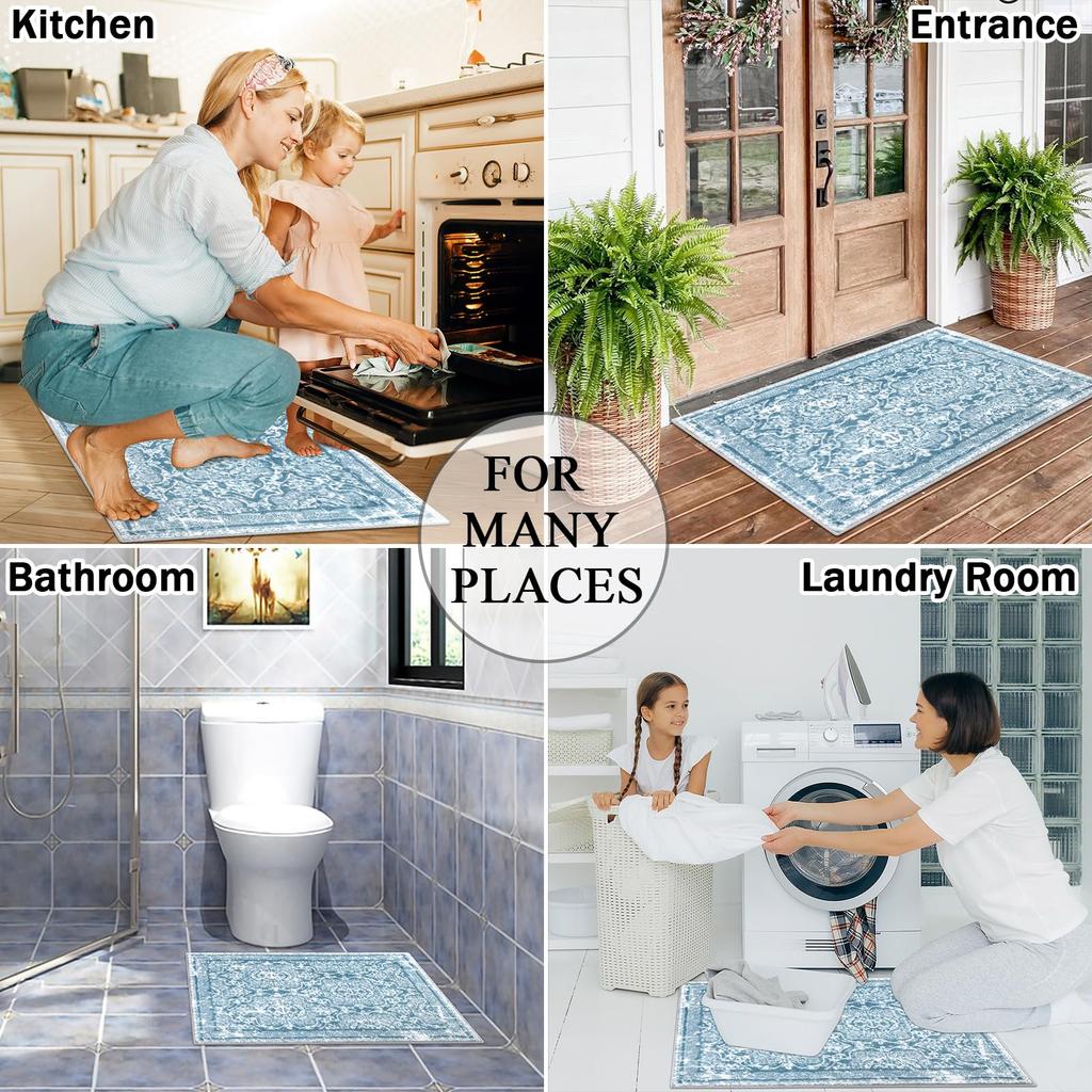 Bohemian Entrance Floor Mat, Kitchen And Bathroom Floor Mat, Bedroom And Balcony Carpet, Home Decoration