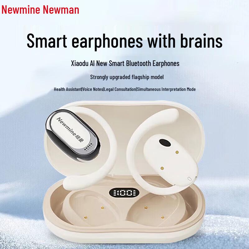 Newman M16 AI Wireless Bluetooth Ear-Hook Sport Earbuds