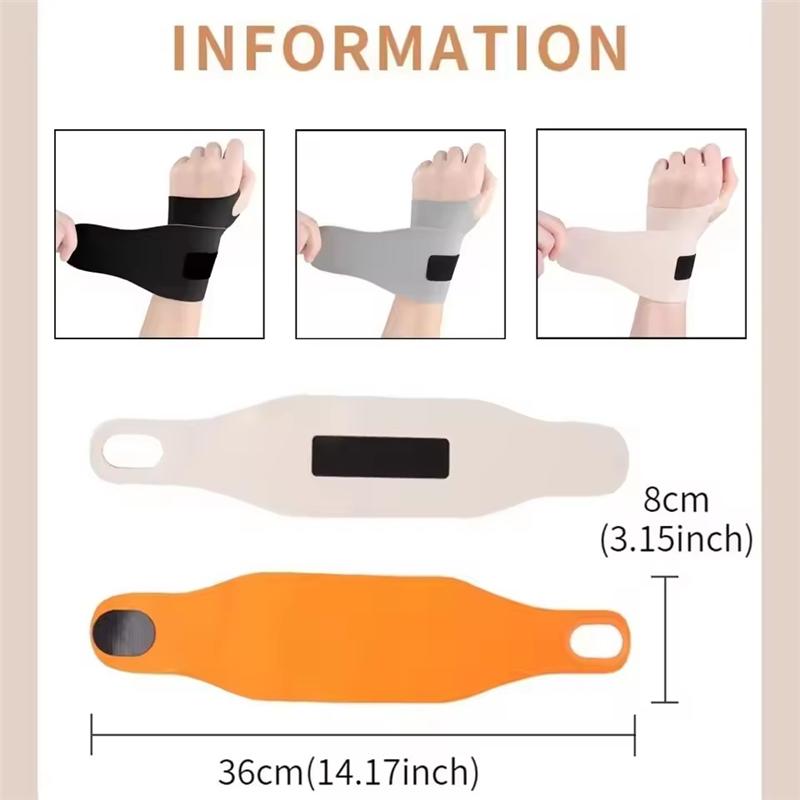 1Pc Of Elastic Wristband Anti Sprain Wrist Guard With Adjustable Support Breathable Elastic Compression Tendon Sheath