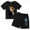 Copii Seturi pentru copii Anime One Pieces Luffy Gear 5 Tricou Cosplay Băieți Luffy Boy Tricouri din desene animate Copii Vară Topuri cu mânecă scurtă